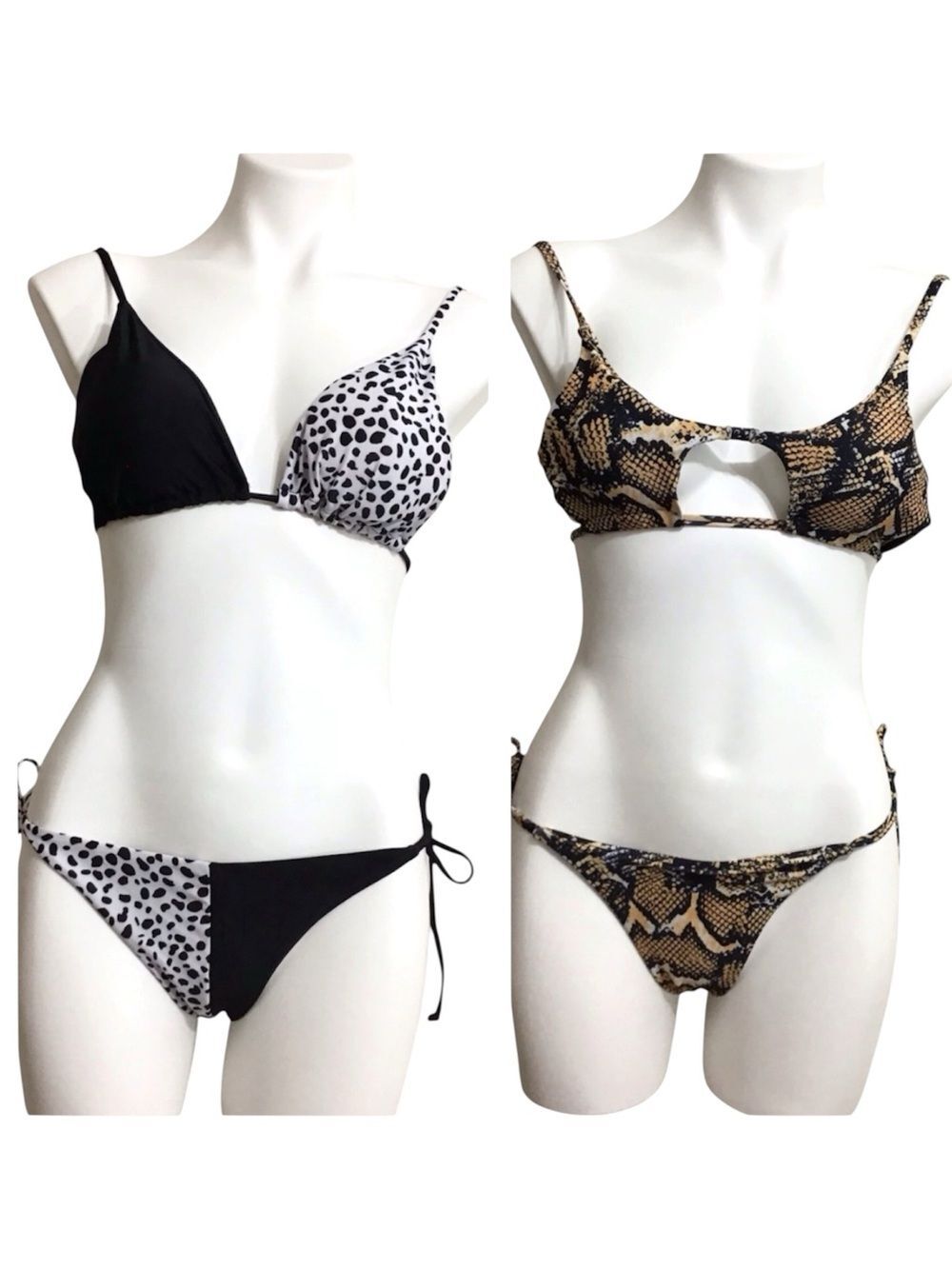 Zaful Animal Print 2 Piece Set Bikini Bundle Size 6